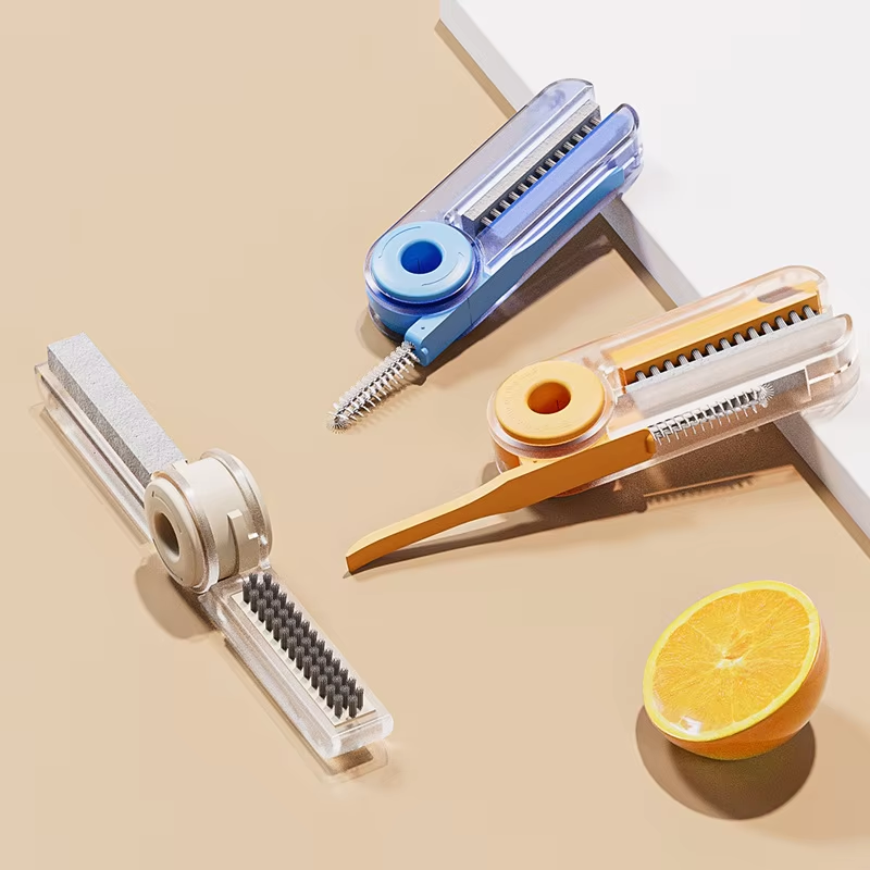 Cascade Foldable Bottle and Lid Brush