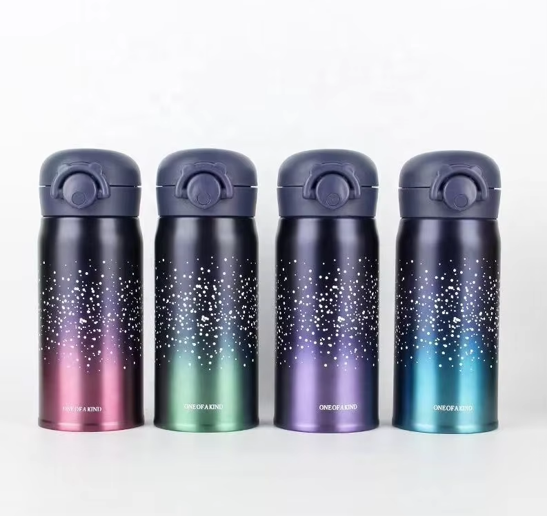 Cascade 350 ml Starry-Gradient Flip-Cap Bottle