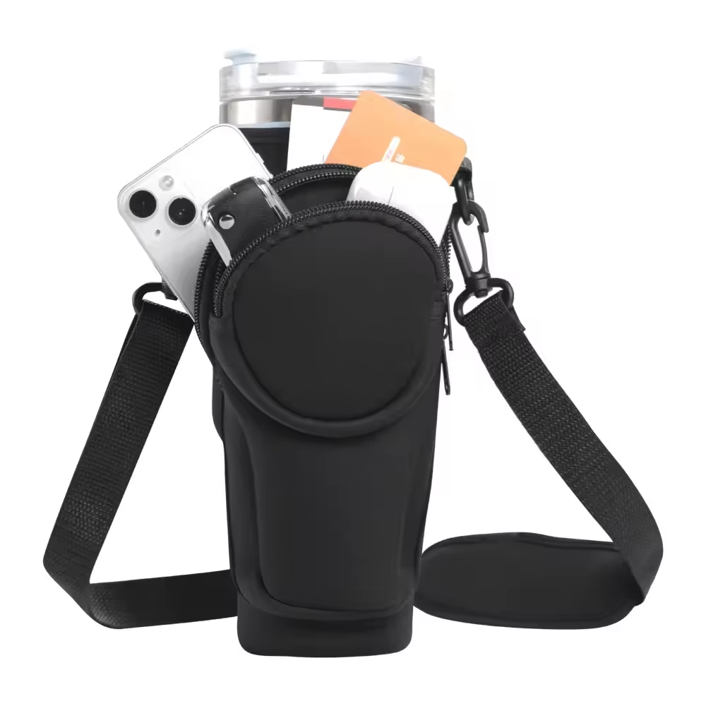 Cascade Tumbler Carrier with Phone Pocket