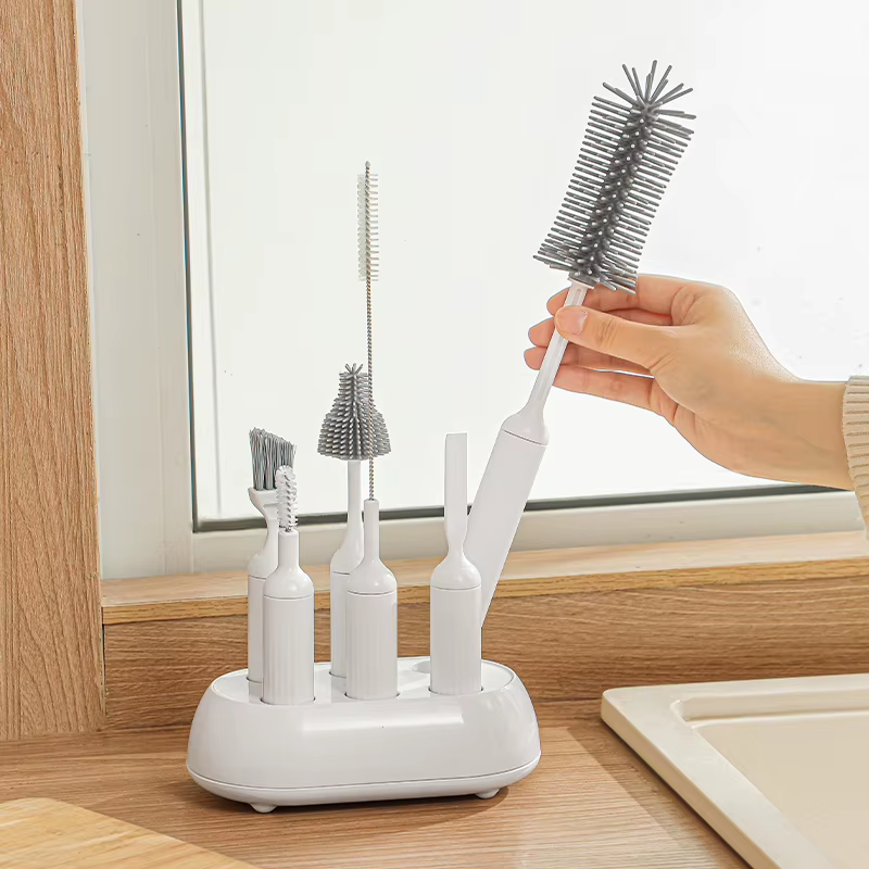 Cascade Multi-Brush Silicone Bottle Cleaning Kit