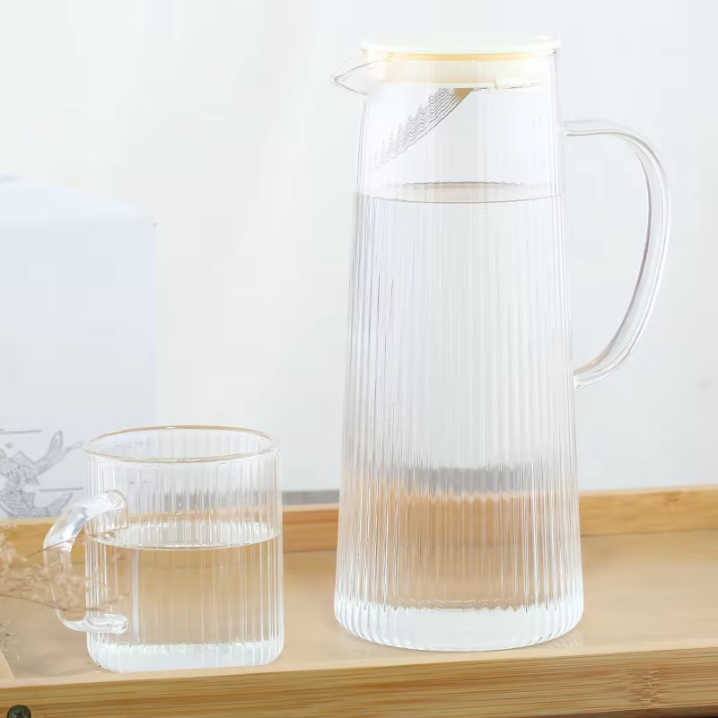 Cascade Clear Glass Water Pitcher