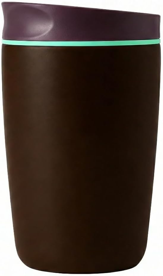 Vanilla Bean Insulated Coffee Travel Mug with Slider Lid 12oz product photo
