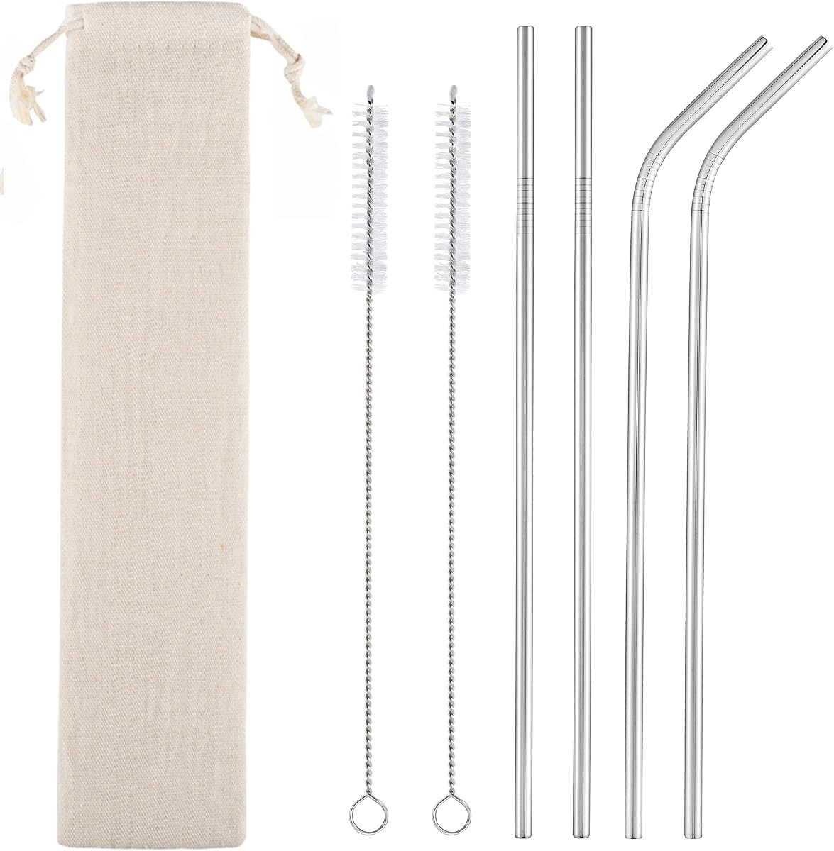 Reusable Stainless Straw Set product photo