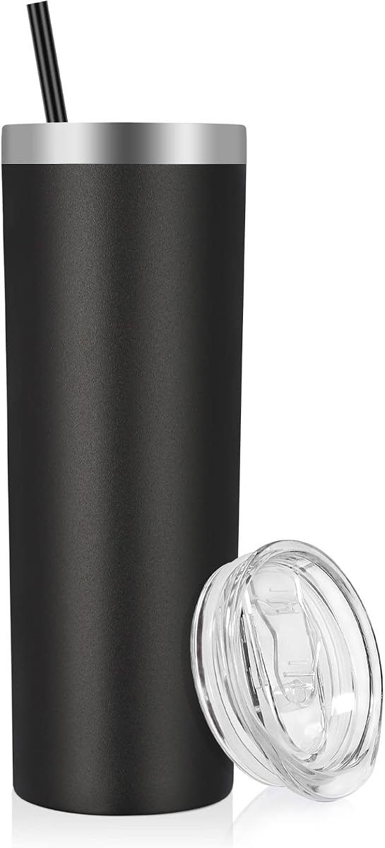 Straight Wall Insulated Tumbler With Slider Lid product photo