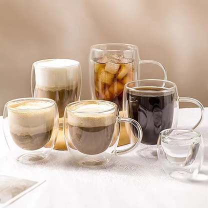 Ember 150 ml Egg-Shape Double-Wall Glass Cup