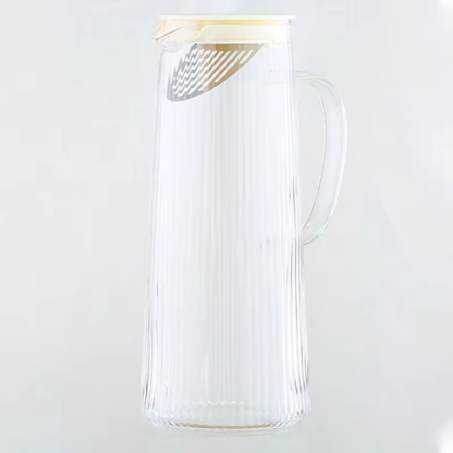 Cascade Clear Glass Water Pitcher