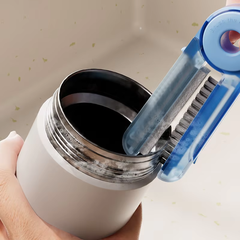 Cascade Foldable Bottle and Lid Brush