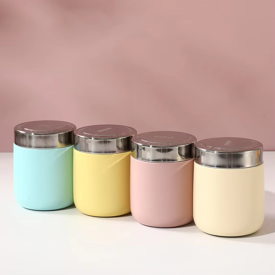 Noon 280 ml Pastel Mini Insulated Food Jar