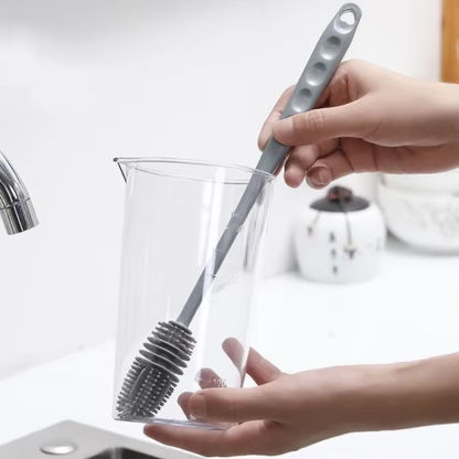 Cascade Long-Handle Silicone Bottle Brush