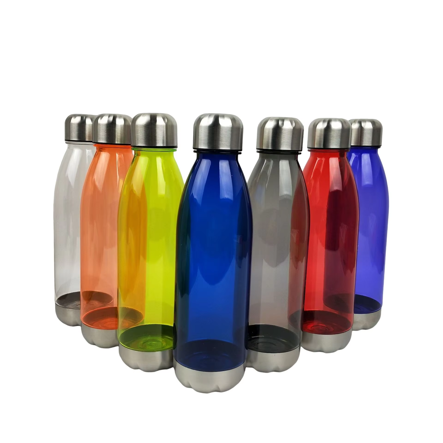 Cascade 700 ml Clear Plastic Sports Bottle with Lid