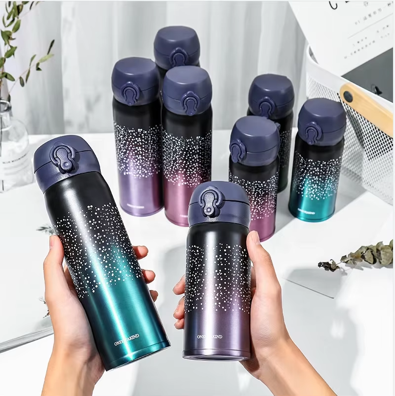 Cascade 350 ml Starry-Gradient Flip-Cap Bottle