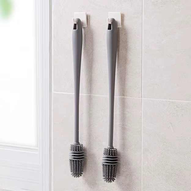 Cascade Long-Handle Silicone Bottle Brush
