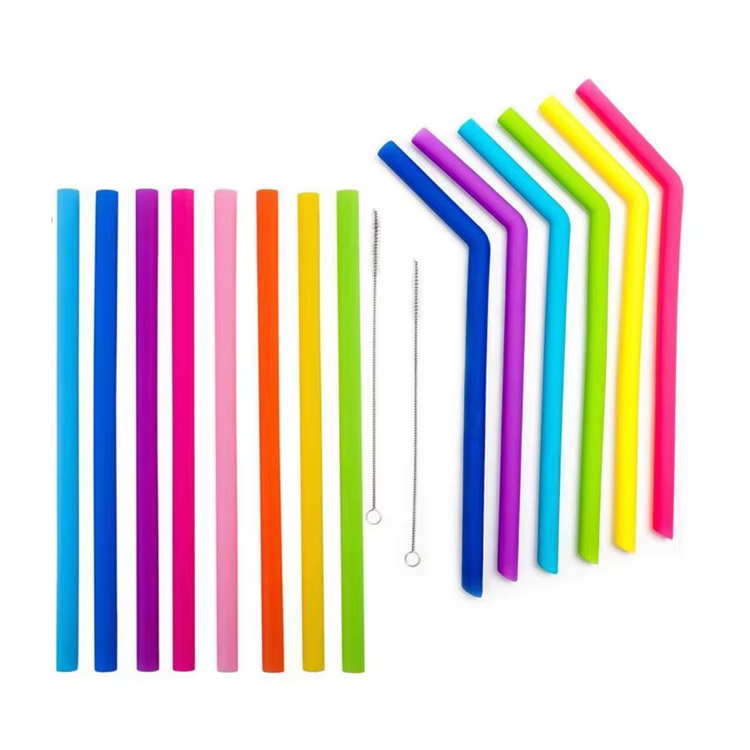 Cascade Silicone Drinking Straws