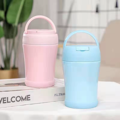 Noon 12 oz Capsule-Handle Insulated Food Jar