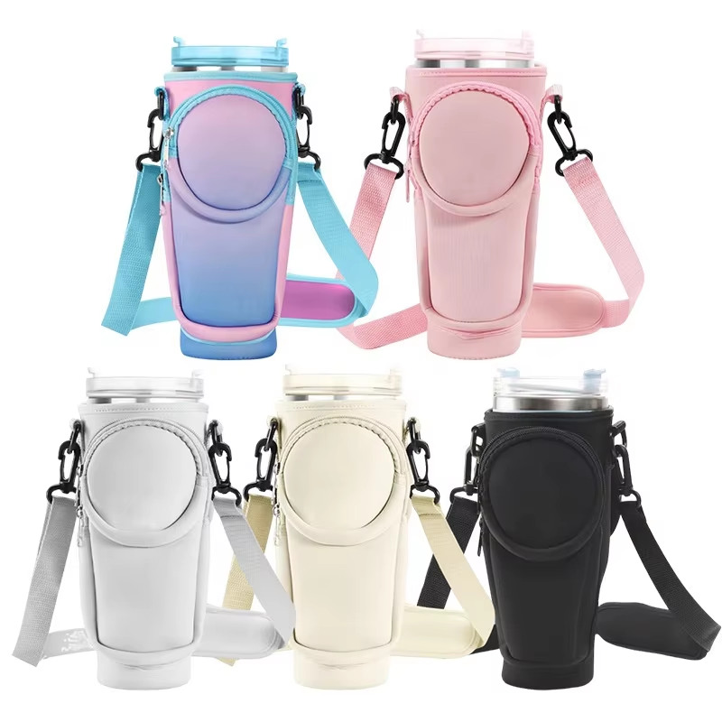 Cascade Tumbler Carrier with Phone Pocket