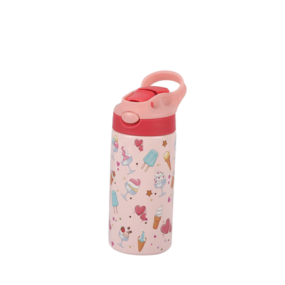 Sprout 12 oz Printed Straw Bottle