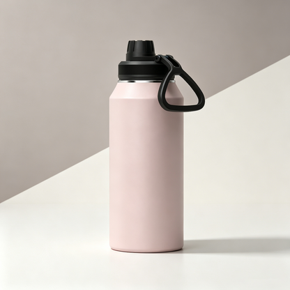 Pink wide mouth bottle