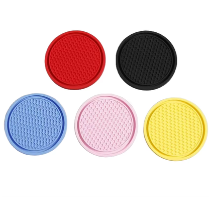 Cascade Colorful Honeycomb-Style Silicone Coasters