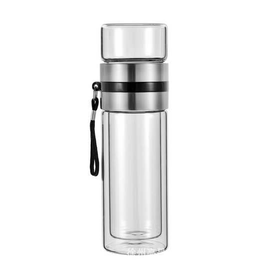 Cascade Double-Wall Glass Office Tumbler