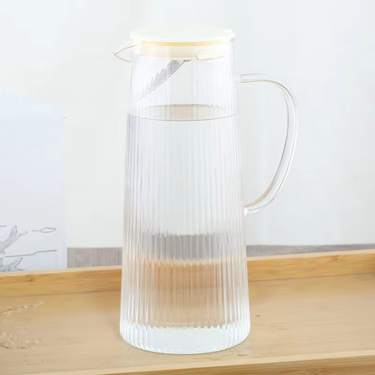 Cascade Clear Glass Water Pitcher
