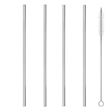 Cascade Straight Stainless Steel Drinking Straws
