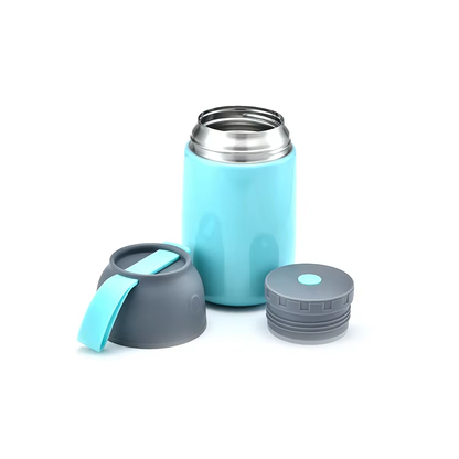 Noon Pastel Insulated Food Jar with Folding Spoon