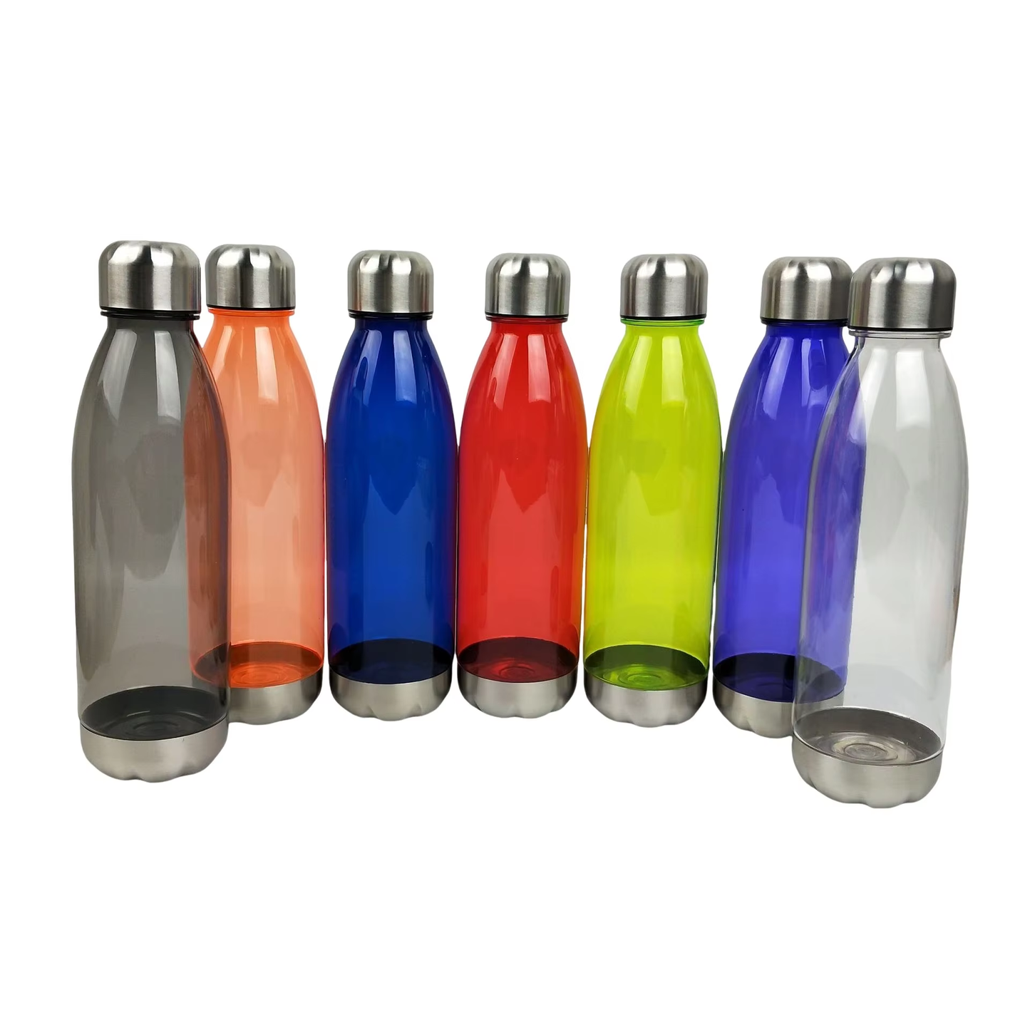 Cascade 700 ml Clear Plastic Sports Bottle with Lid