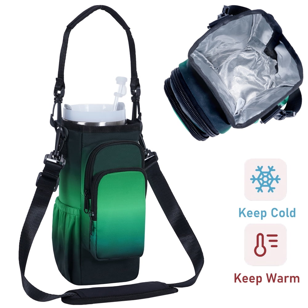 Neoprene Tumbler Carry Sleeve with Strap for 40oz product photo