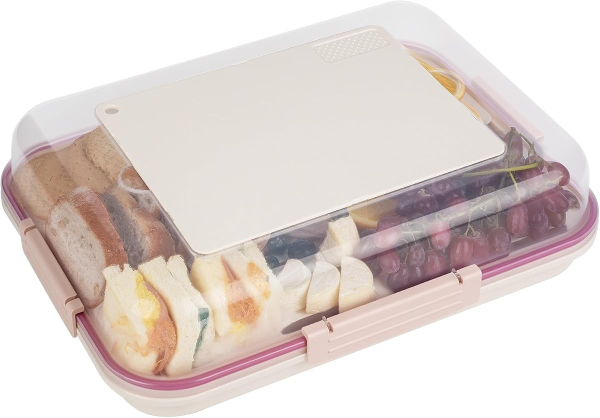 Snack Container With Divider Tray product photo