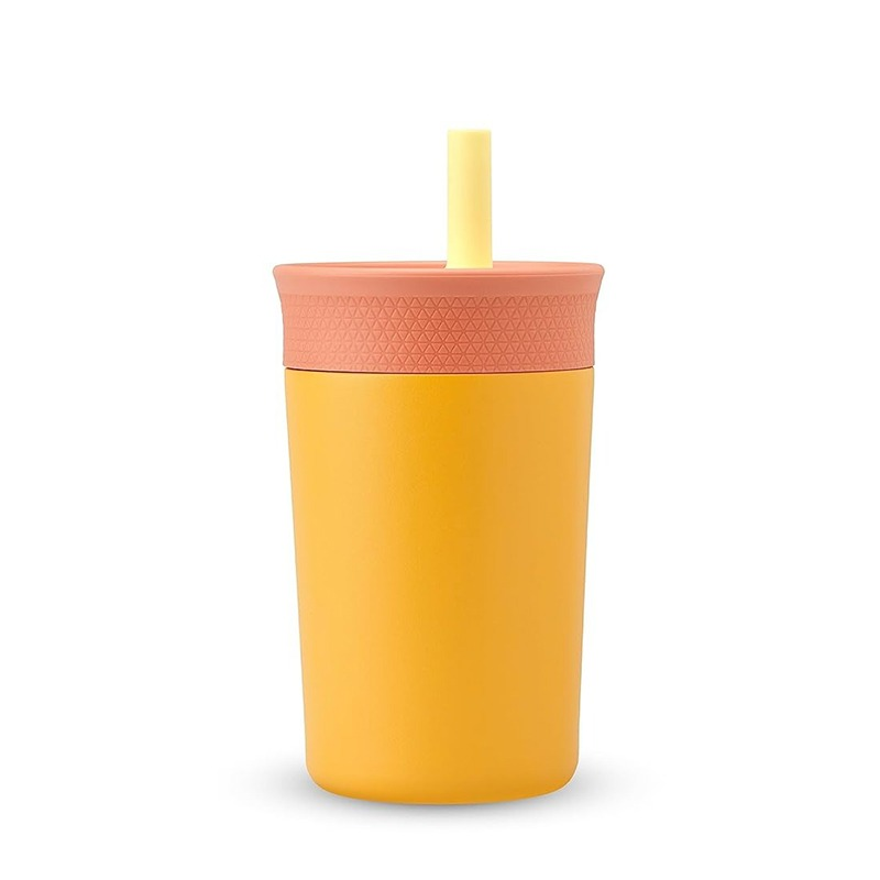 Peach straw bottle