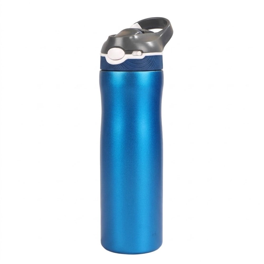 Tapered Insulated Tumbler With Straw Lid product photo